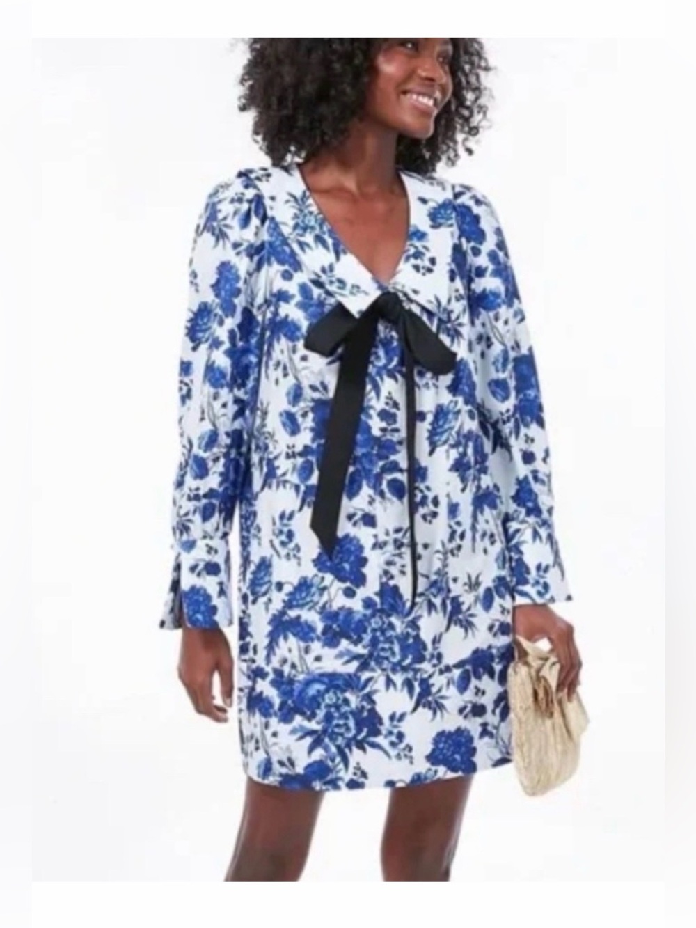 Tuckernuck Bella Dress Sapphire Bloom Blue Floral
Bow Dress Size L